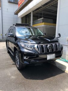 ランドクルーザープラドのバンパー交換