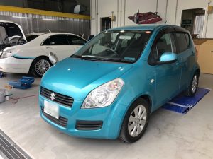スプラッシュのバンパー修理