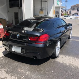 ＢＭＷ640のサイドステップ修理