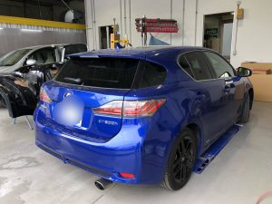 レクサスCT200h クォータパネル修理