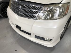 アルファードのバンパー修理