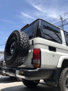 友人のランドクルーザー
