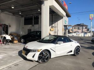 S 660のエアロパーツ取り付け