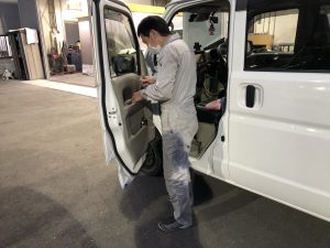 ドアミラー交換