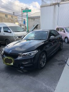 BMWバンパー修理