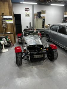 スーパー７のラジエター修理