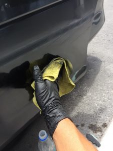 ラッカースプレーを塗ると