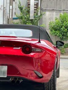 ロードスターのバンパー交換
