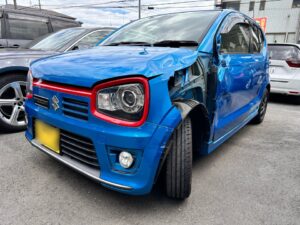 レッカーで運ばれてきたアルトワークス